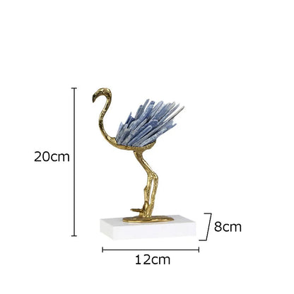 Flamingo Brass Decoration