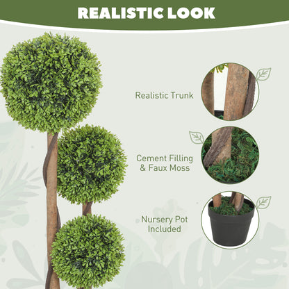 Set Of 2 Topiary Trees