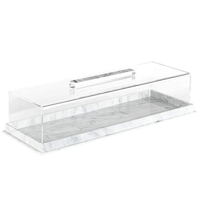 Rectangular Marbleized Cake Tray