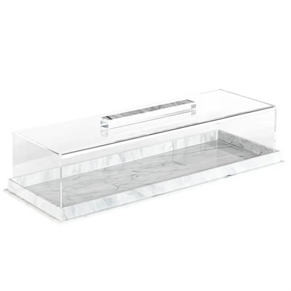 Rectangular Marbleized Cake Tray