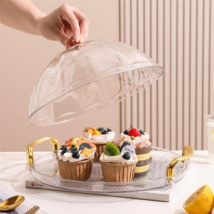 Round Tray Multipurpose With Handles