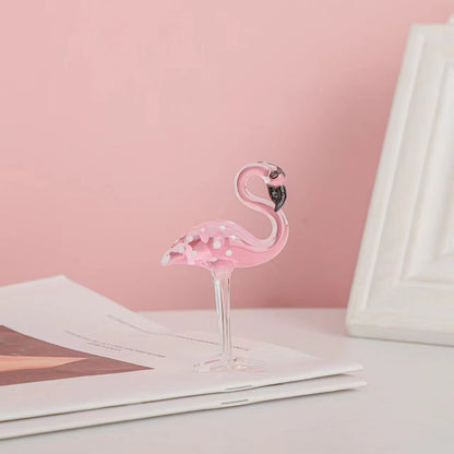 Flamingo Crystal Decorative Prop