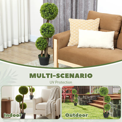 Set Of 2 Topiary Trees