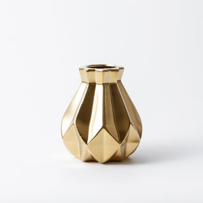 Elegant Golden Vase