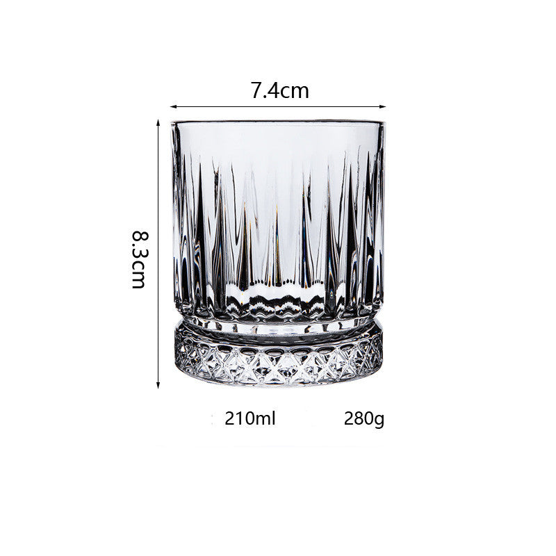 Striped Whisky Glass