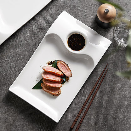 One Hole Serving Plate