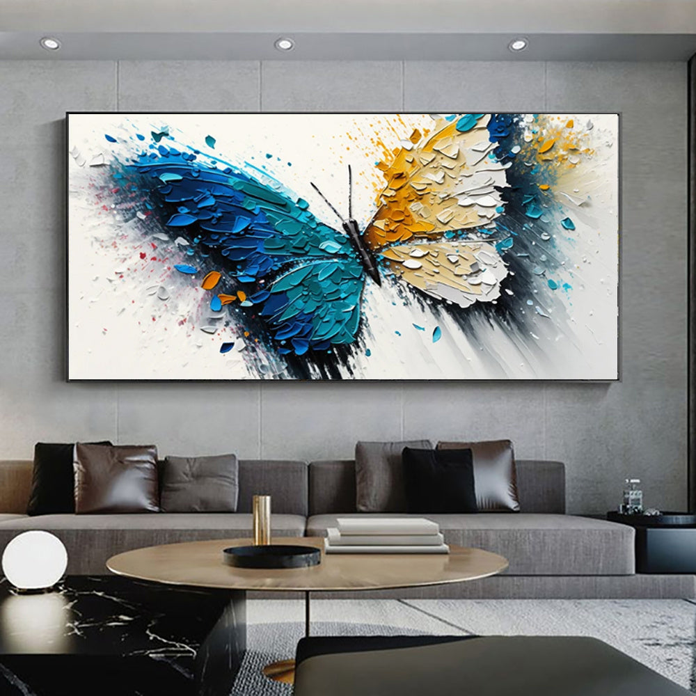 Abstract Butterfly Oil Painting