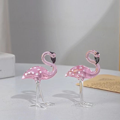 Flamingo Crystal Decorative Prop