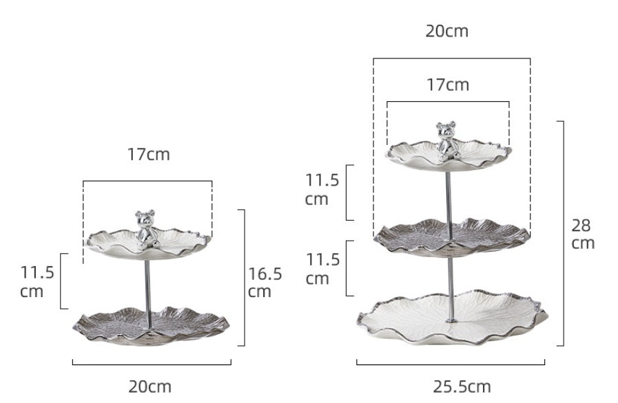 Ceramic layered Fruit Plate