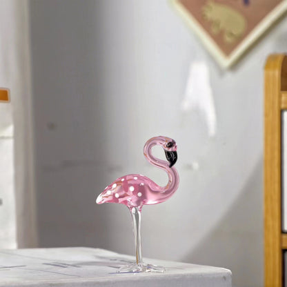 Flamingo Crystal Decorative Prop