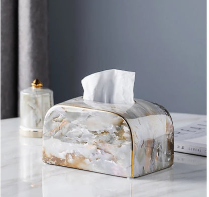 Marble Tissue Box