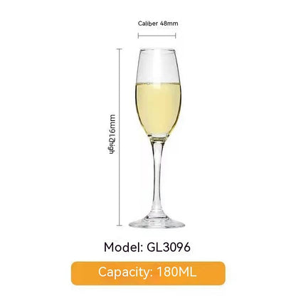4PCS Crystal Champagne Glass