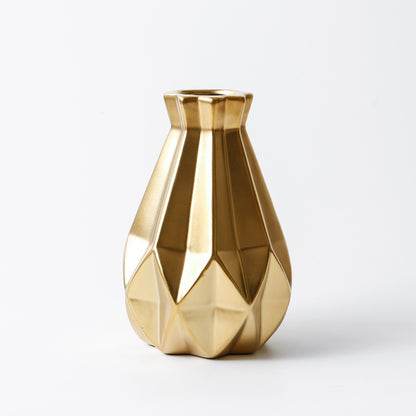 Elegant Golden Vase