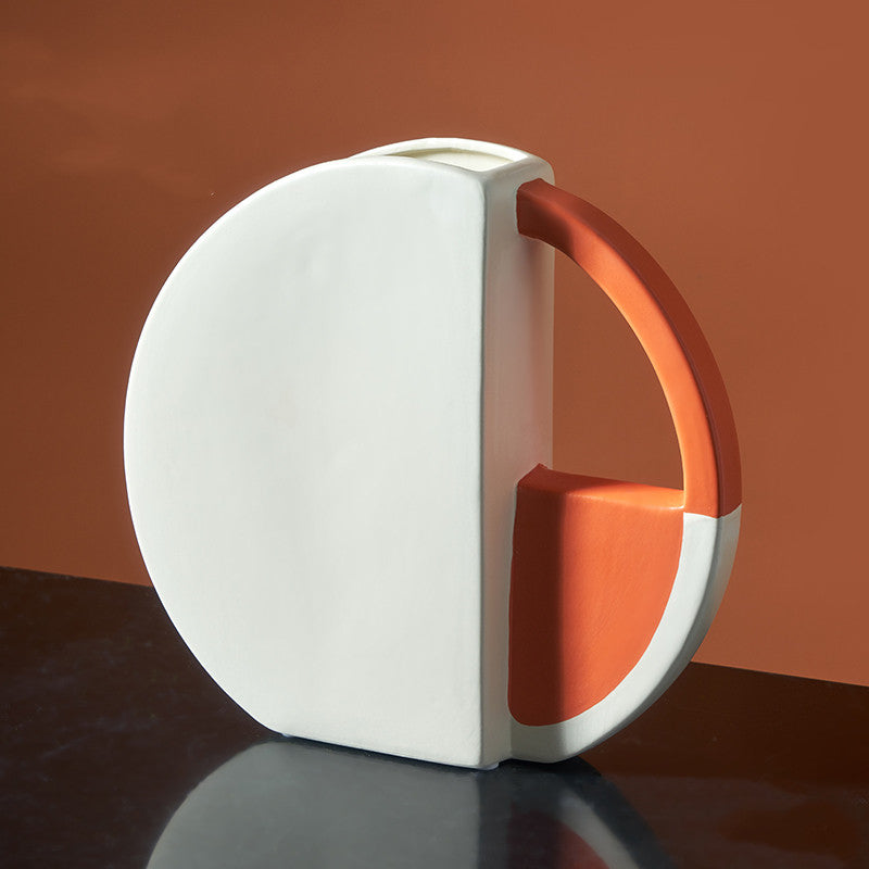Modern Ceramic Round Vase