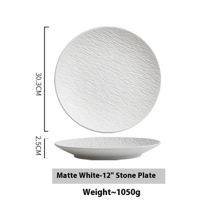 Rock Pattern Cuisine Plate