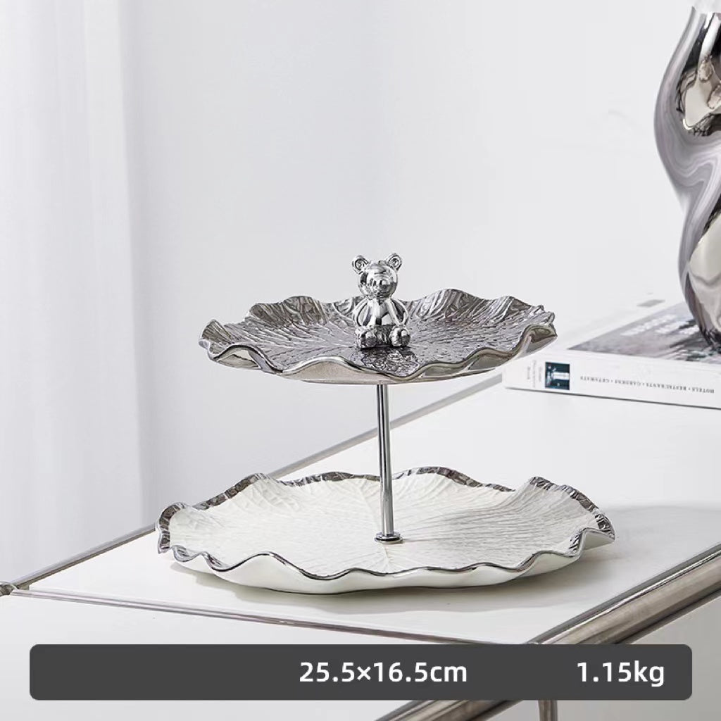 Ceramic layered Fruit Plate