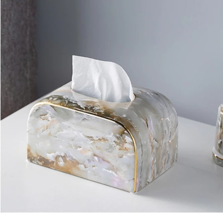 Marble Tissue Box