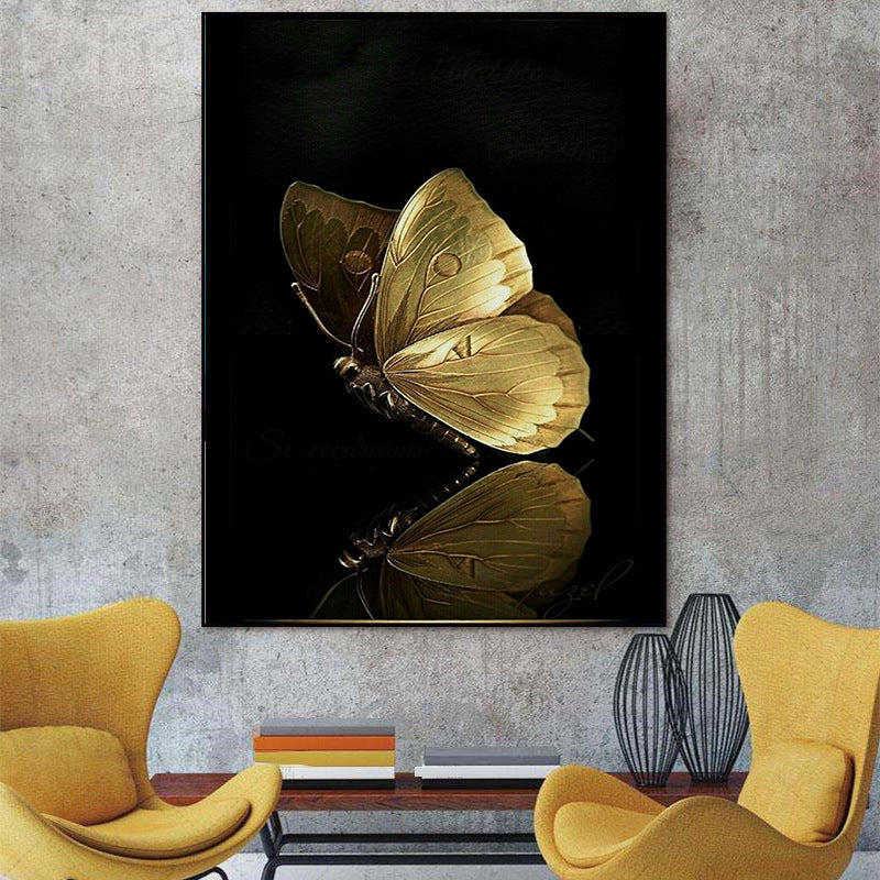 Golden Butterfly Home Decoration