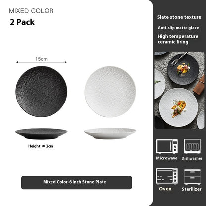 Rock Pattern Cuisine Plate