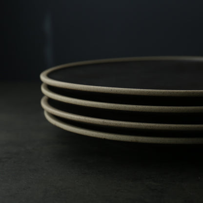 Black Large Plate