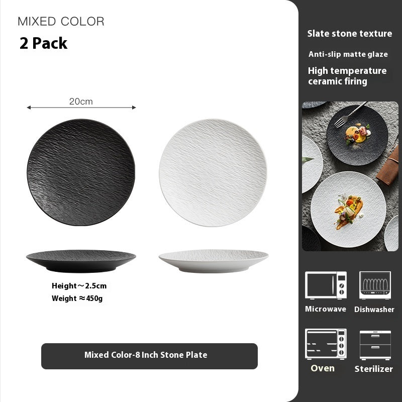 Rock Pattern Cuisine Plate