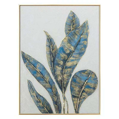 Golden And Green Leaves Oil Painting
