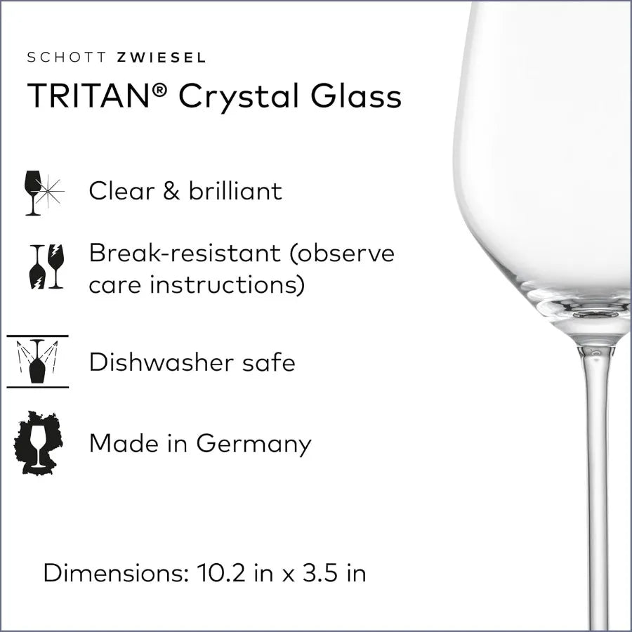 Set of 6 Crystal Glasses