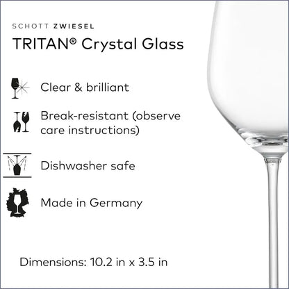 Set of 6 Crystal Glasses
