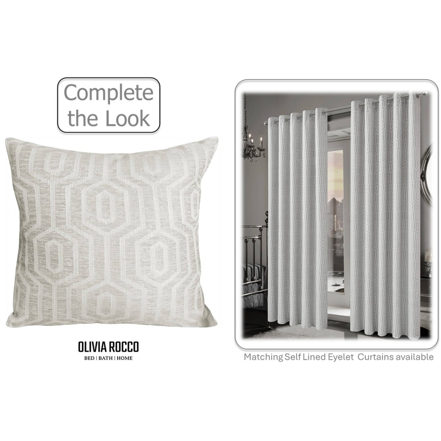 Two Pack Decorative Square Cushions