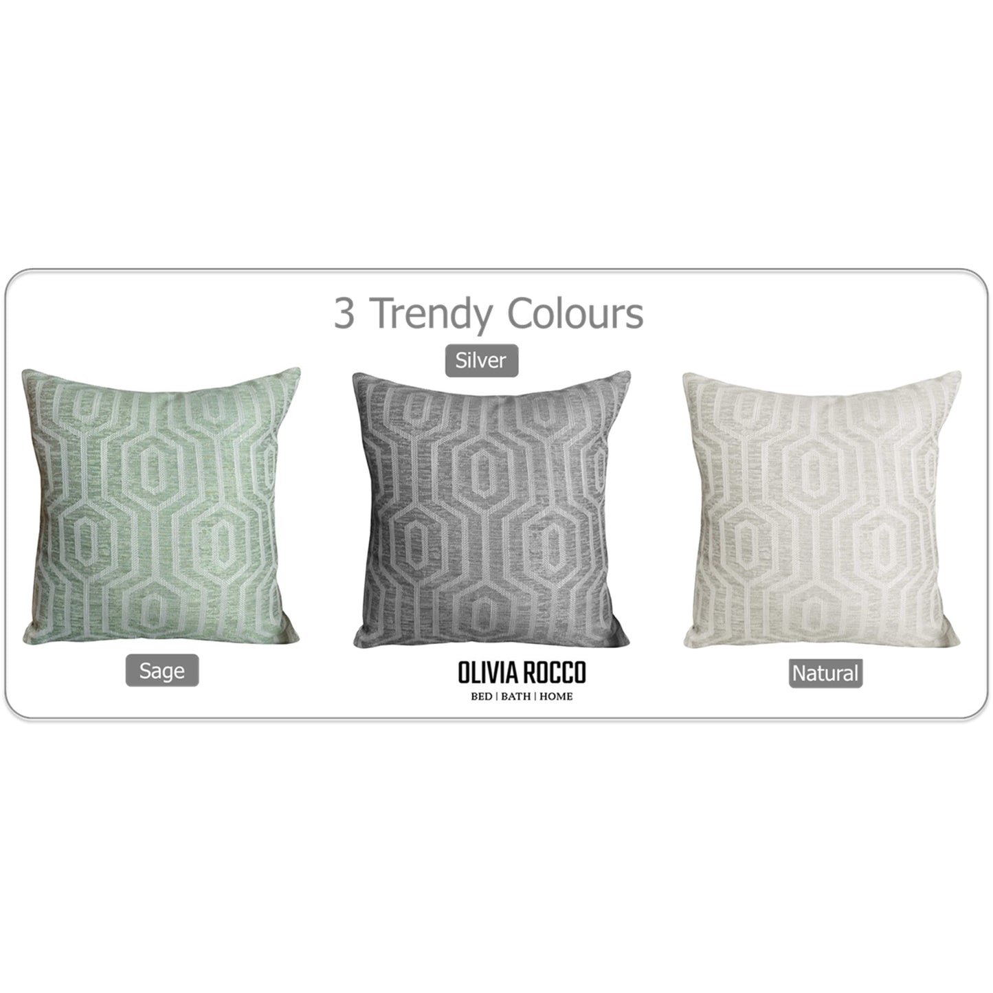 Two Pack Decorative Square Cushions