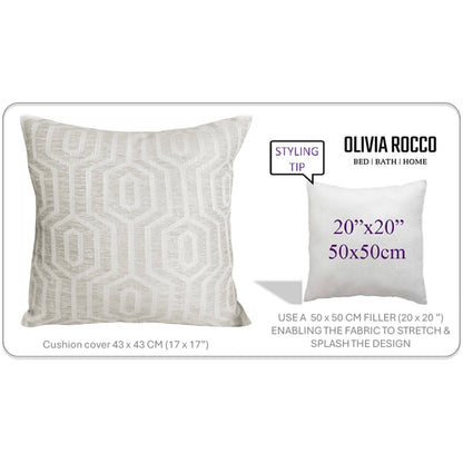 Two Pack Decorative Square Cushions