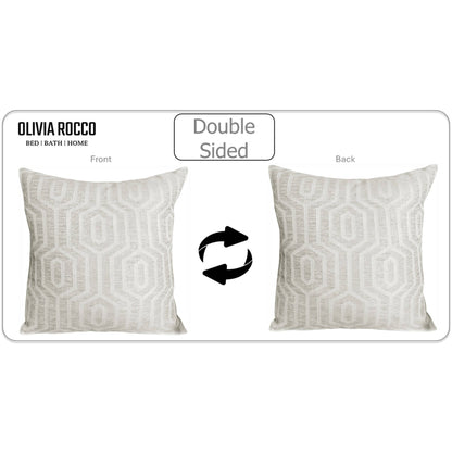 Two Pack Decorative Square Cushions