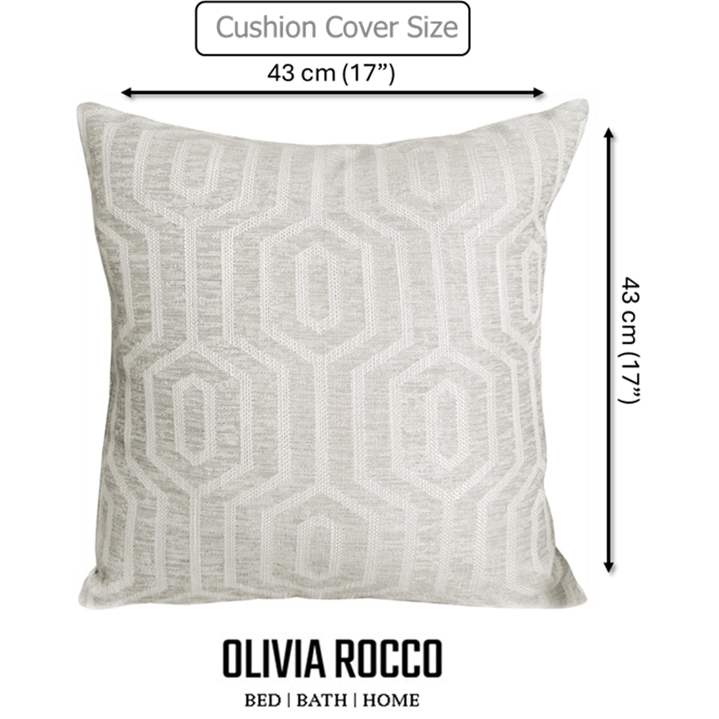 Two Pack Decorative Square Cushions