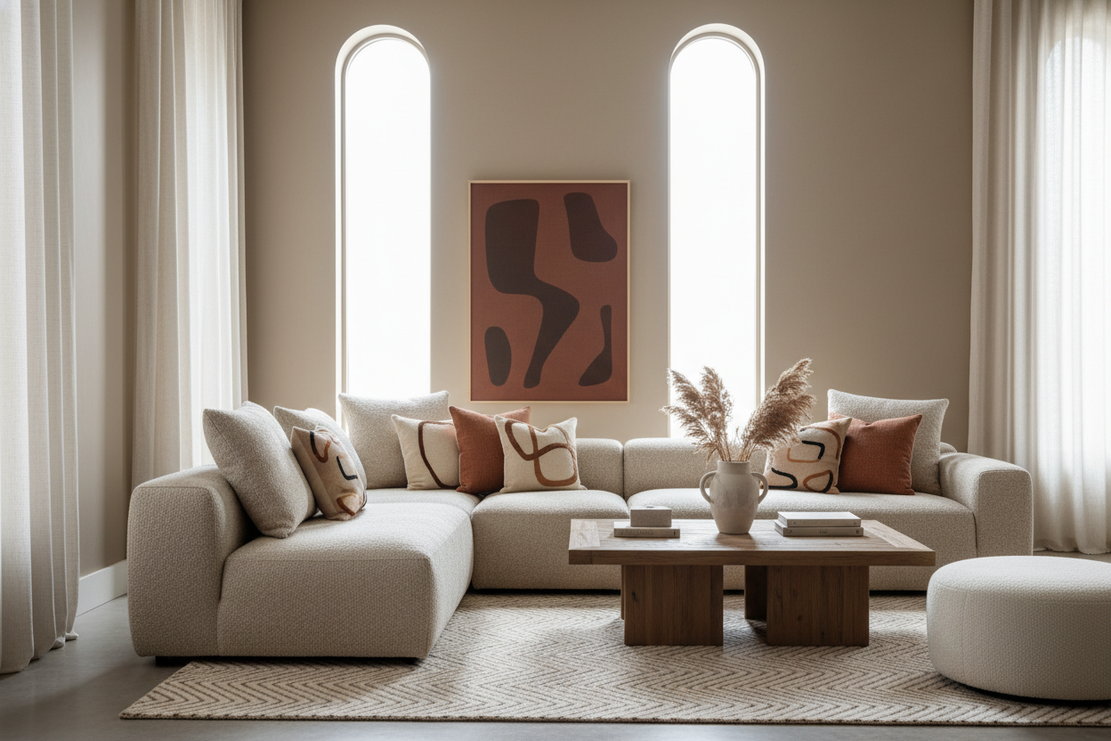 sofa with beautiful coushion like in the previous image